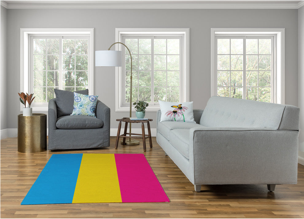 Pansexual Chenille Rug, Pansexual, 4'x6'