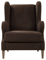 Uttermost Serpentine Brown Fabric Accent Chair