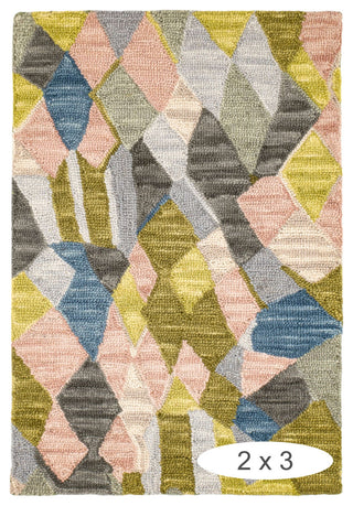 Kit Kemp x Dash & Albert Deer Leap Coral Hand Hooked Wool Rug, Multi, 8' x 10'