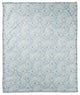 Watercolor Arcs 50 x 60 Coral Fleece Blanket