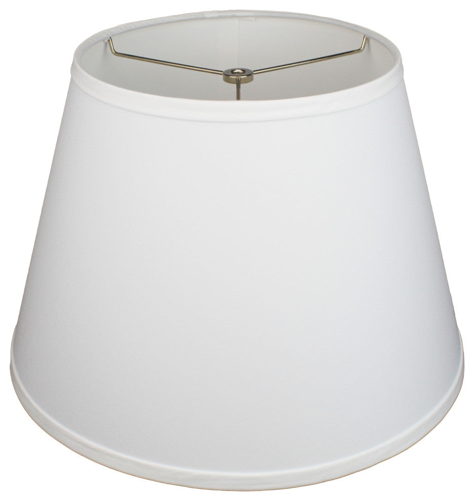 Fenchel Shades 10"x16"x11" Spider Attachment Empire Lamp Shade, Linen White