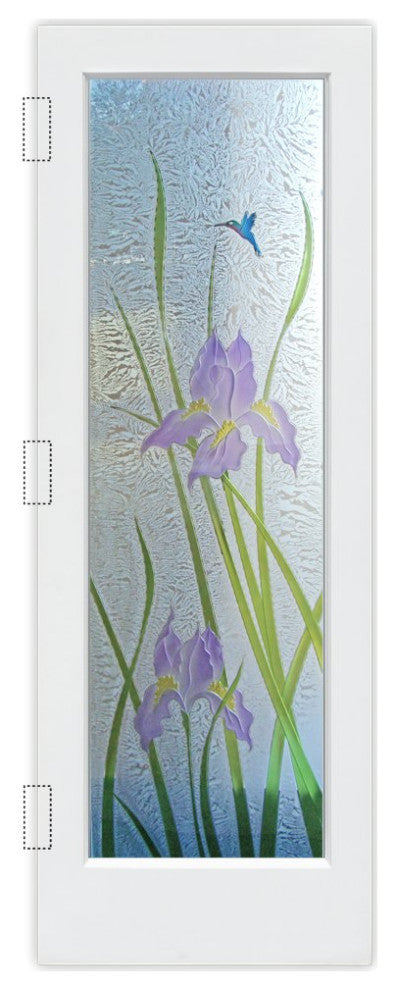 Interior Prehung Door or Interior Slab Door - Iris Hummingbird - Primed -...