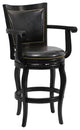 29" Jones Bar Height Swivel Stool - Black