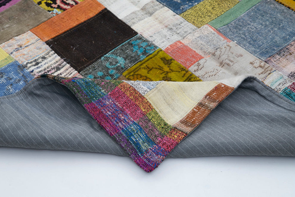Rug N Carpet - Handmade Oriental 5' 7'' x 7' 10'' Rustic Patchwork Kilim Rug
