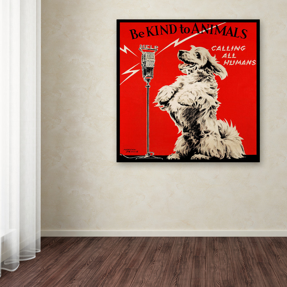Vintage Lavoie 'Propaganda 1' Canvas Art, 35x35
