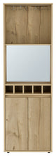 Bar Cabinet Tucson, Living Room, Light Oak