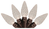 Set of 70 White LED C6 Christmas Lights