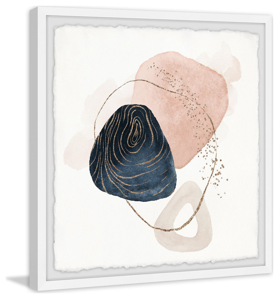"Magnetic Field" Framed Painting Print, 18x18