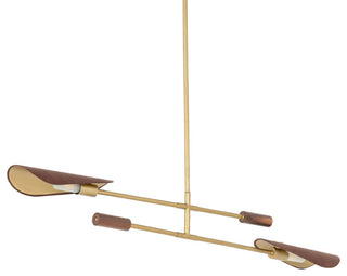 Astrid Double Pendant-Dark Brown Elek