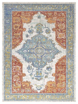 Citlali Distressed Southwestern Aztec 5x8 Area Rug