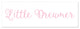 Little Dreamer 12"x36" Canvas Wall Art, Pink