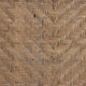 Kyoto Modern Bohemian Natural Brown Rattan 2-Piece Dining Chair Set