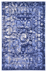 Rug Unique Loom La Jolla Blue Rectangular 5' 0 x 8' 0