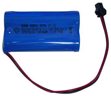Gama Sonic GS-32V30 Li-ion Battery 2PK 3.2V/3000ma, GS-97, 104, 94New, 103