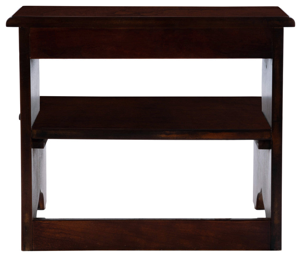 Butler Melrose Praline Step Stool, Dark Brown