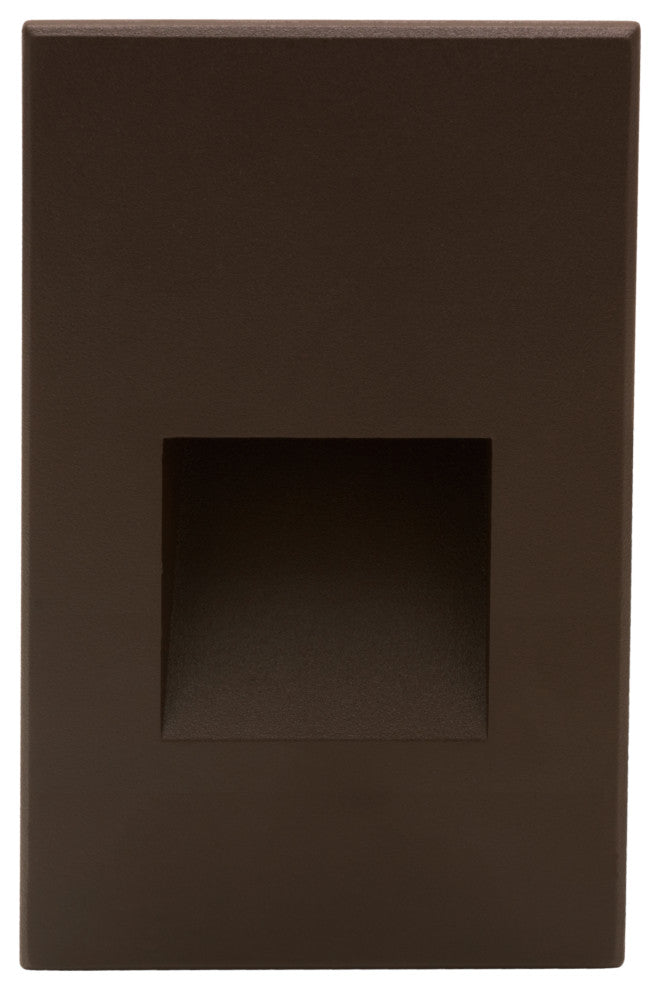 STW Series Vertical Wet Location LED Step Light, Bronze