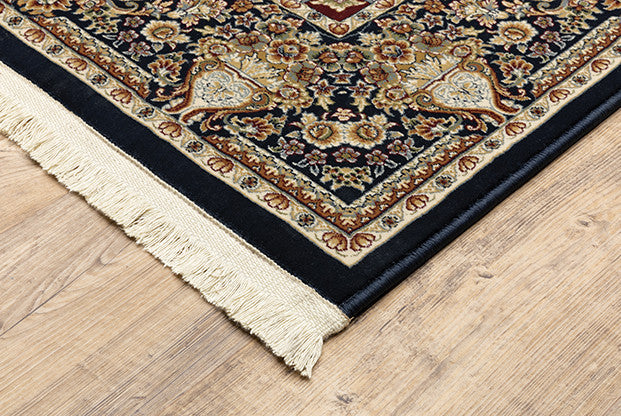 Oriental Weavers Masterpiece Navy and Multi 7'10"x10'10" Indoor Rug