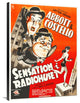 Abbott and Costello, Swedish, Who Done It, 27x36
