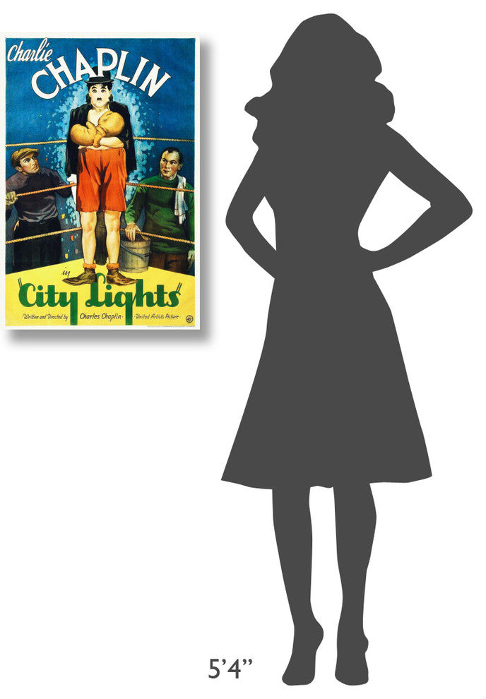 "Charlie Chaplin - City Lights, 1931" Canvas by Hollywood Photo Archive, 20x30"