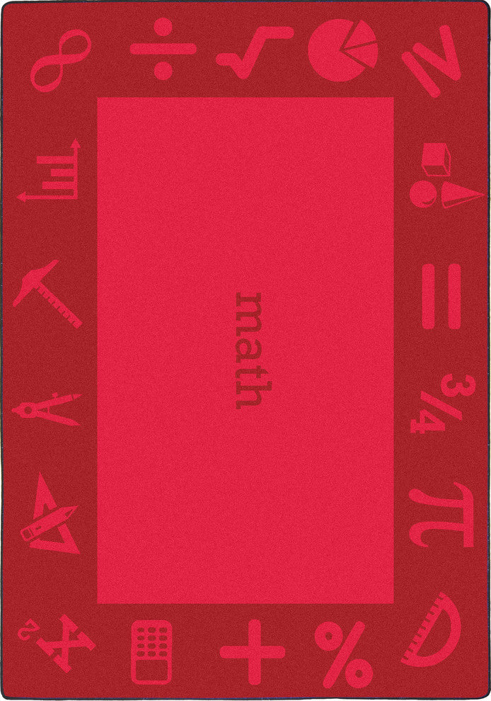 Subjects Rug, Purple, 7'8"x5'4"