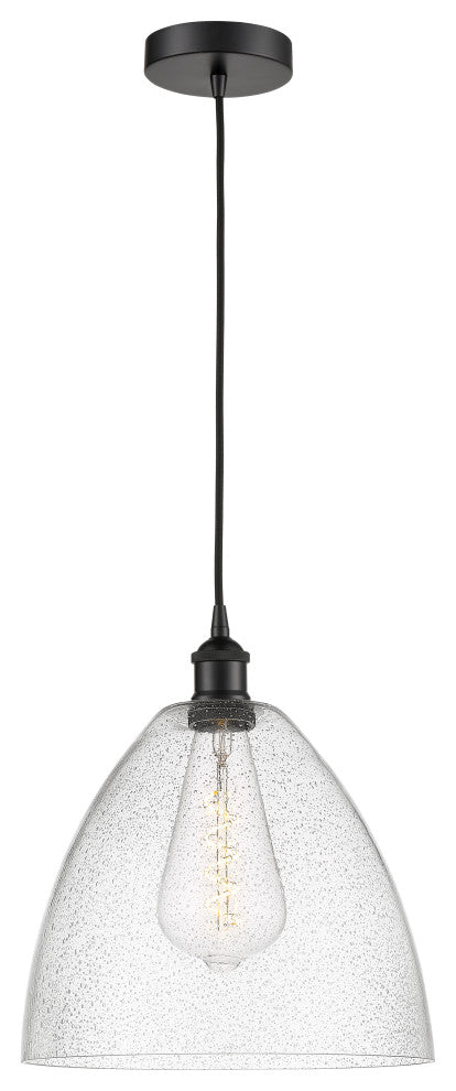Innovations 616-1P-BK-GBD-124-LED 1-Light Mini Pendant, Matte Black