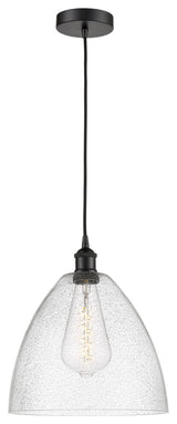 Innovations 616-1P-BK-GBD-124-LED 1-Light Mini Pendant, Matte Black