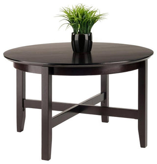 Toby Round Coffee Table, Espresso