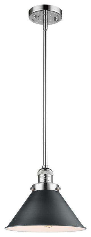 INNOVATIONS 201S-PC-M10-BK-LED 1-Light Mini Pendant Polished Chrome