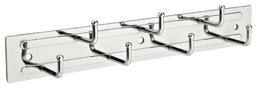 Static Belt Rack for Custom Closet Systems, Chrome