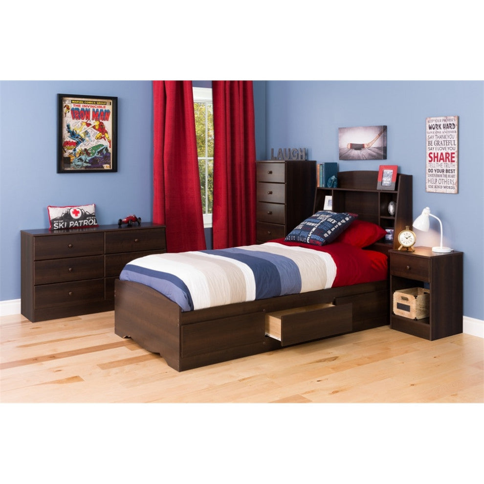 Astrid 6-Drawer Dresser, Espresso