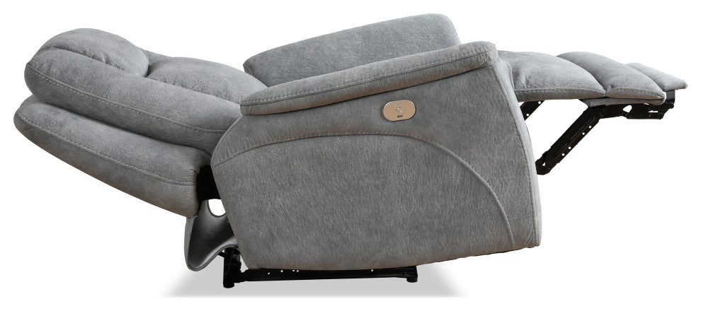 Parker Living Linus Hudson Grey Power Zero Gravity Recliner
