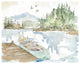 "Lakehouse I" Digital Paper Print by Anne Tavoletti, 22"x18"