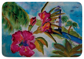 Lighthouse and Florals Bath Mat 24x36