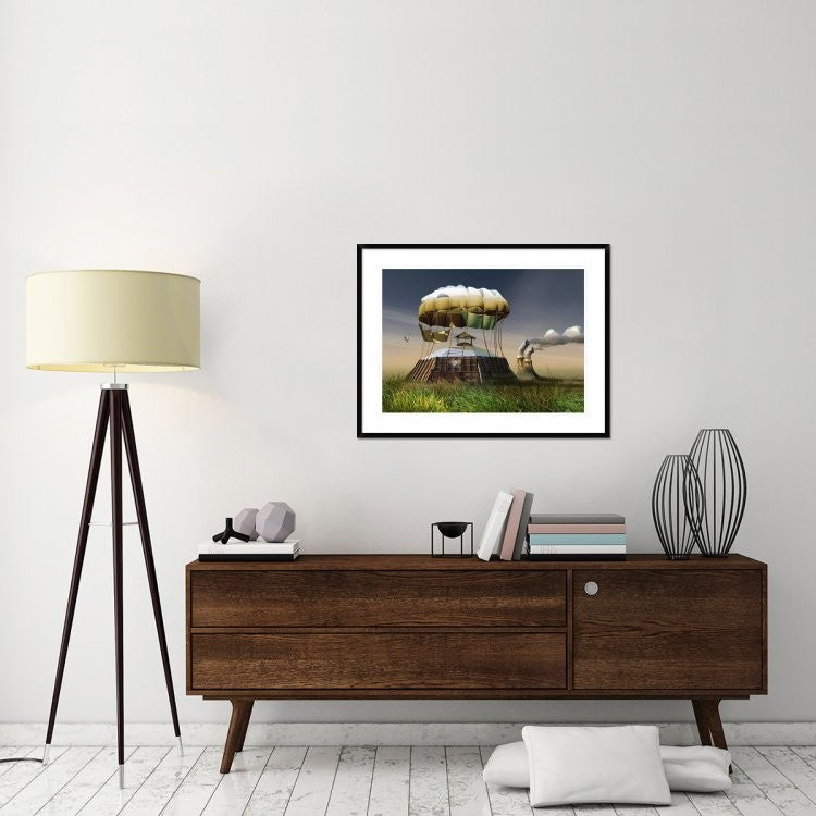 "Untitled" Framed Digital Print by Radoslav Penchev, 38"x29"