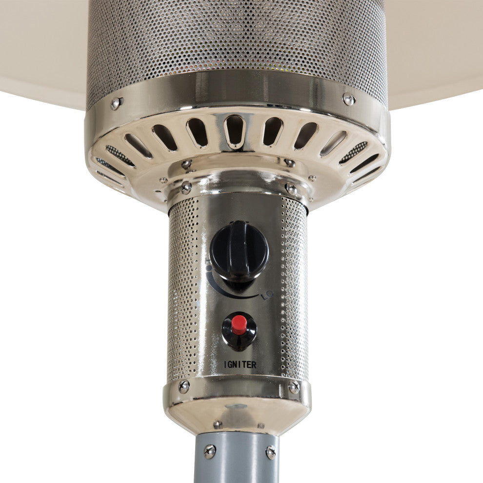 Sunjoy Silver 47,000 BTU Avanti Propane Heater