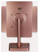Charmed Arch Tri Tone LED Makeup Mirror with Phone Holder, Rose Gold