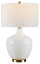 Safavieh Eugenie Glass Table Lamp Antique, White