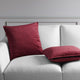 Heritage Plush Velvet Cushion Cover Pair, Cinema Red, 18w X 18l