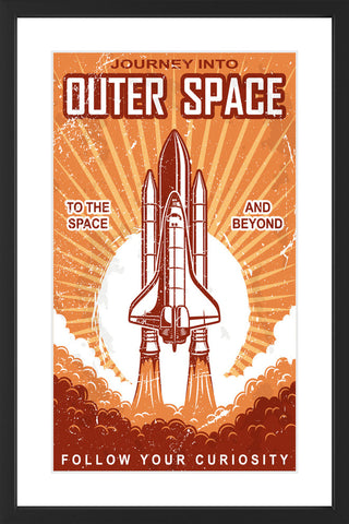 "Outer Space" Framed Art Print