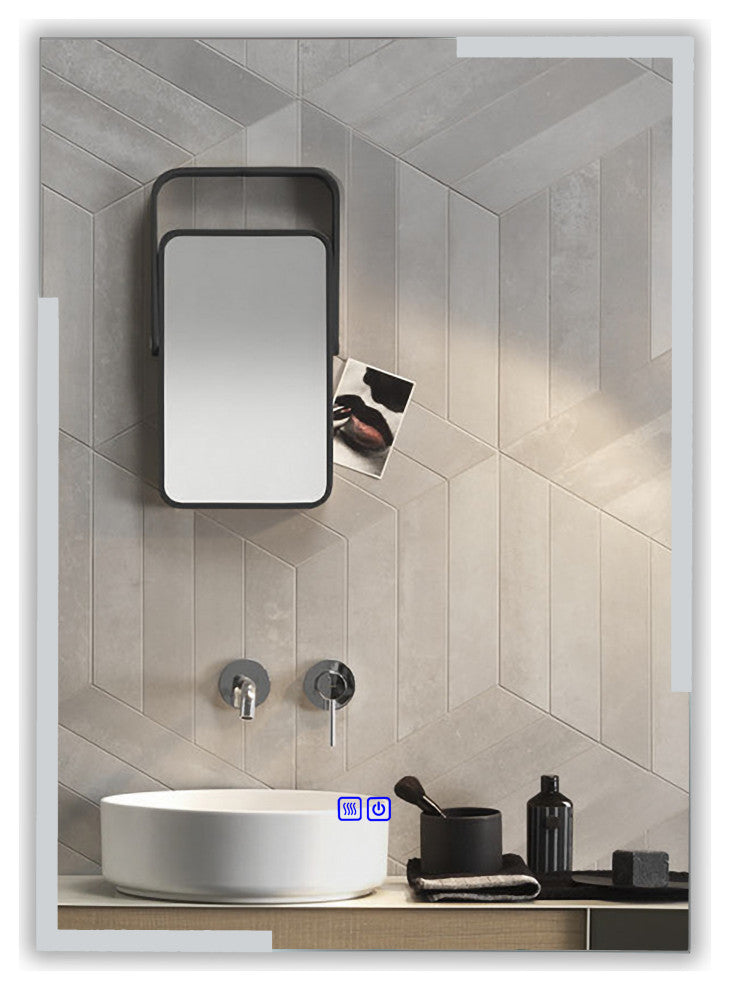 CHLOE Lighting LUMINOSITY Rectangular TouchScreen LED Mirror
