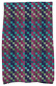 Mad for Plaid Geometric Print Hand Towel, Purple