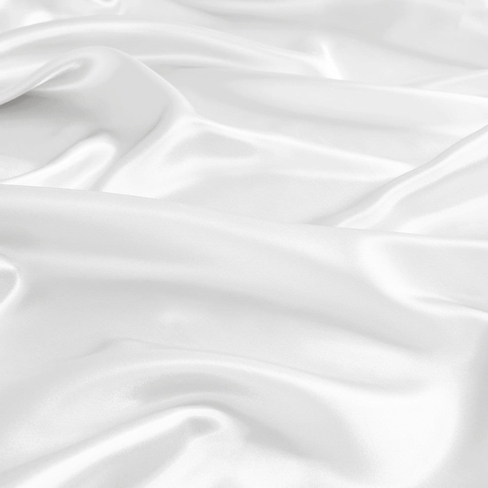 Madison Park Essentials Satin Luxury 6 PC Sheet Set, White