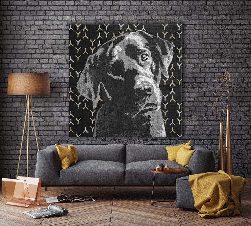 "Lab" Fine Art Giant Canvas Print, 54"x54"