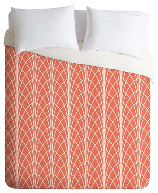 Deny Designs Heather Dutton Arcada Persimmon Duvet Cover - Lightweight