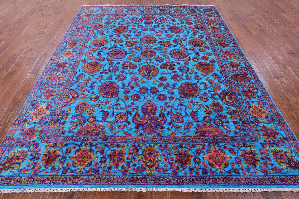 Wool & Silk Persian Handmade Rug 8' 1" X 10' 1" - Q13486