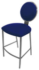 535 Stainless Steel Bar Stool 26" 30" Extra Tall  35", Duke Blue, 26"