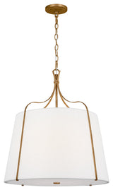 Leander Large Hanging Shade, Antique Gild