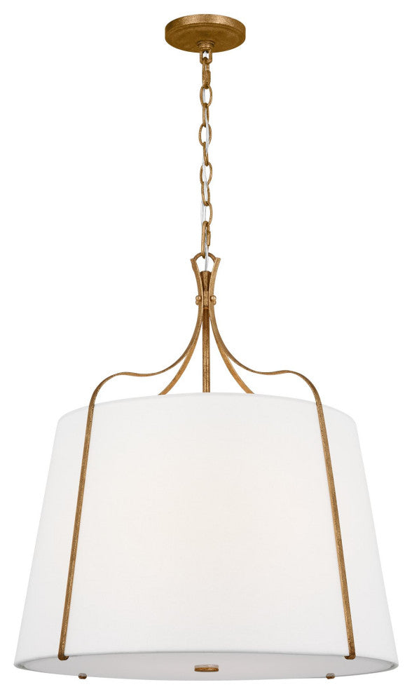 Leander Large Hanging Shade, Antique Gild