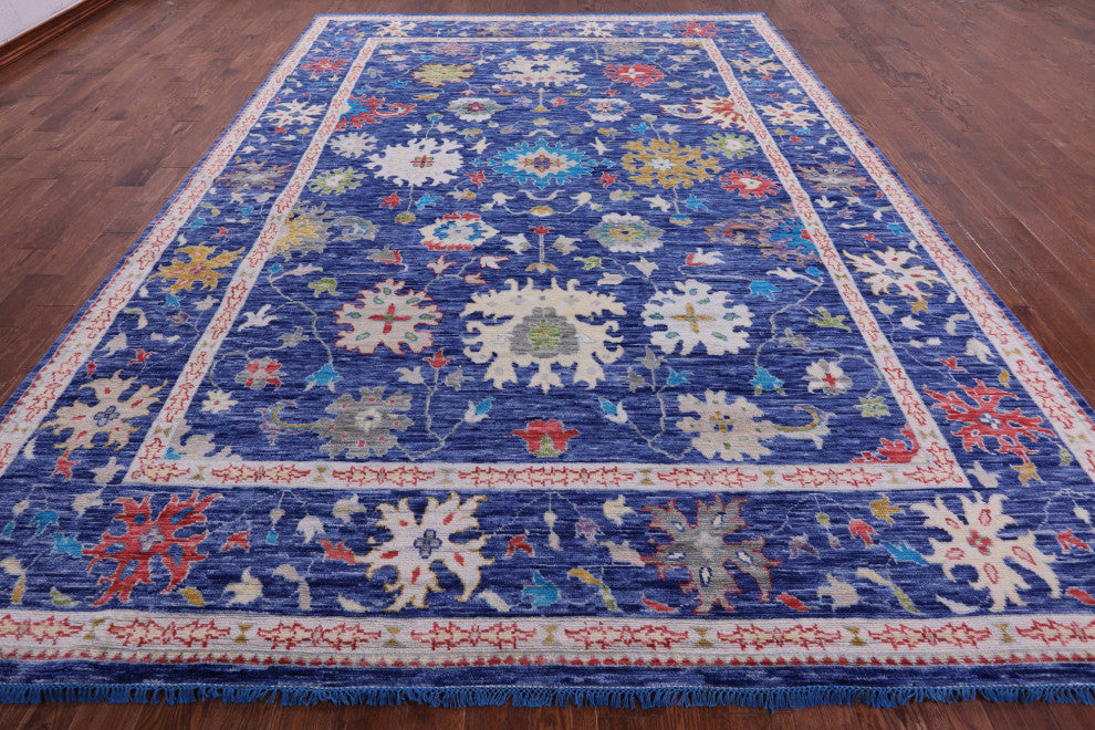 10' 1" X 13' 10" Turkish Oushak Handmade Rug - Q15609