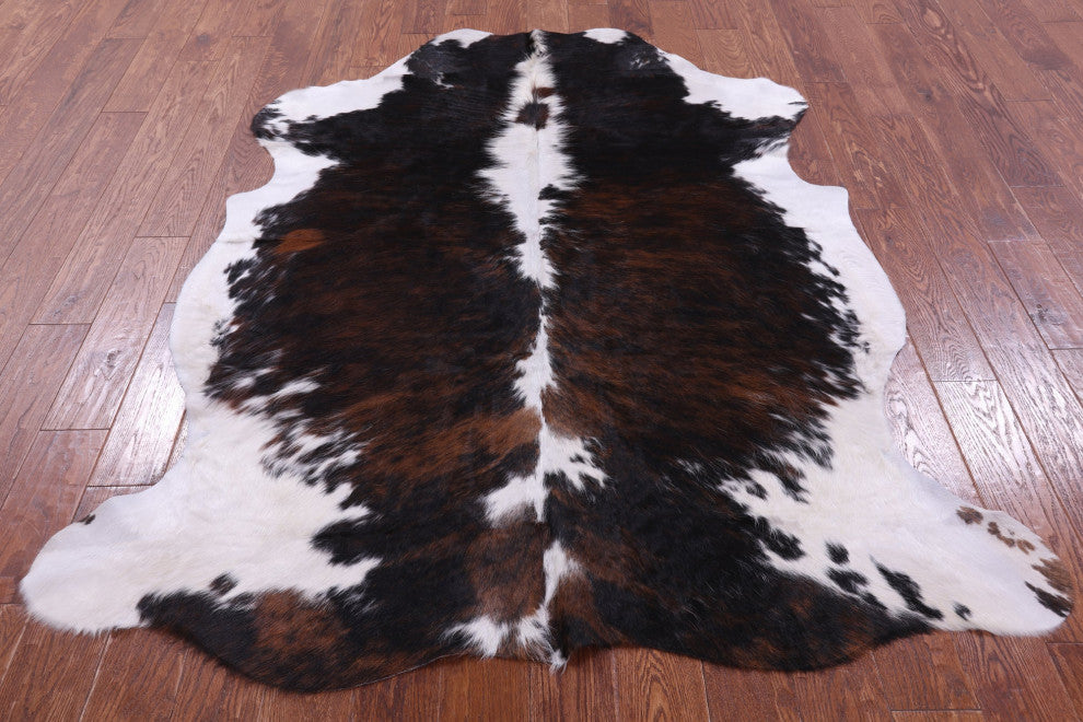 Tricolor Natural Cowhide Rug 6' 8" X 5' 5" C2226